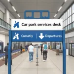 Belfast City Airport Car Park Services Desk Location