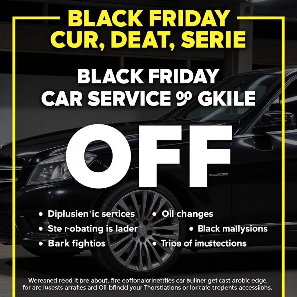 Black Friday Car Service Banner