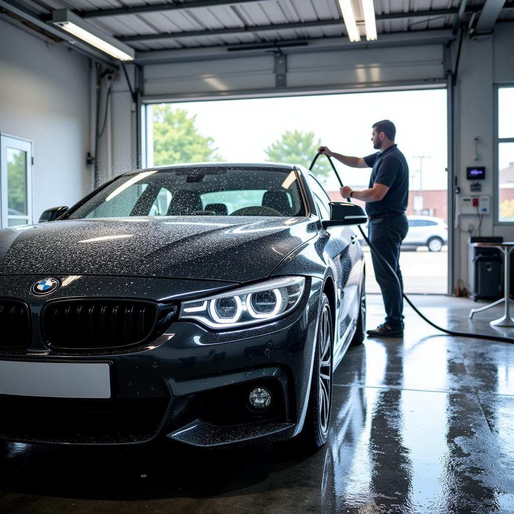 BMW Car Wash During Service