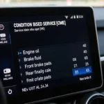 BMW CBS System Display on iDrive