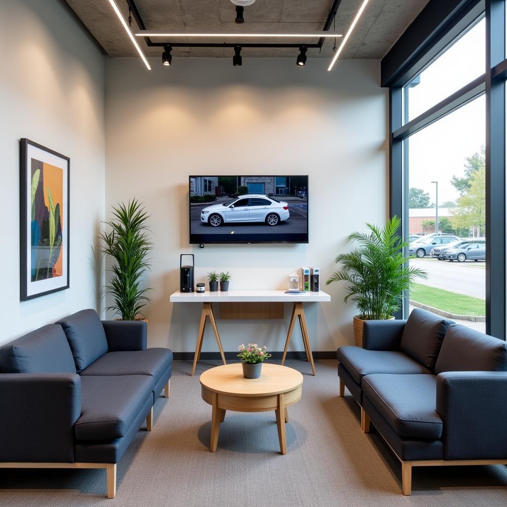 BMW Service Center Waiting Area