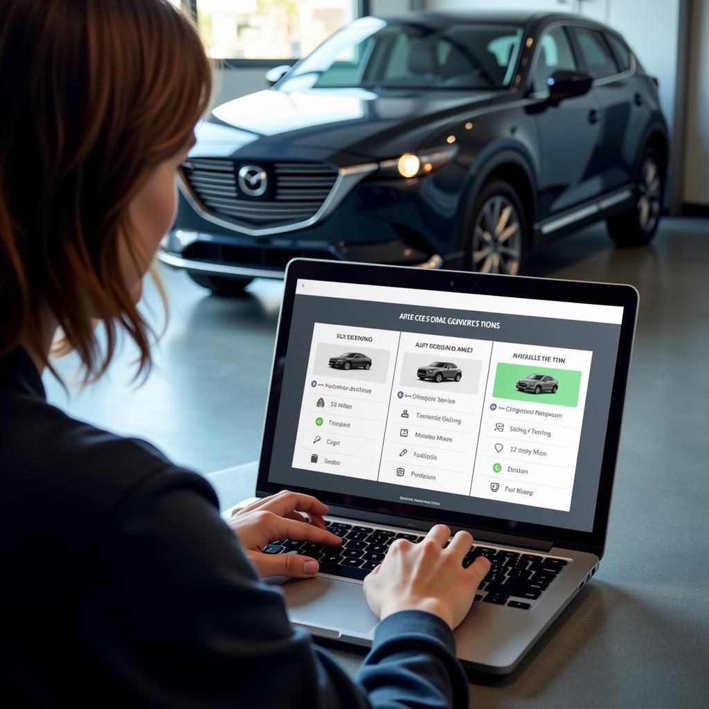 Booking a Mazda Service Online