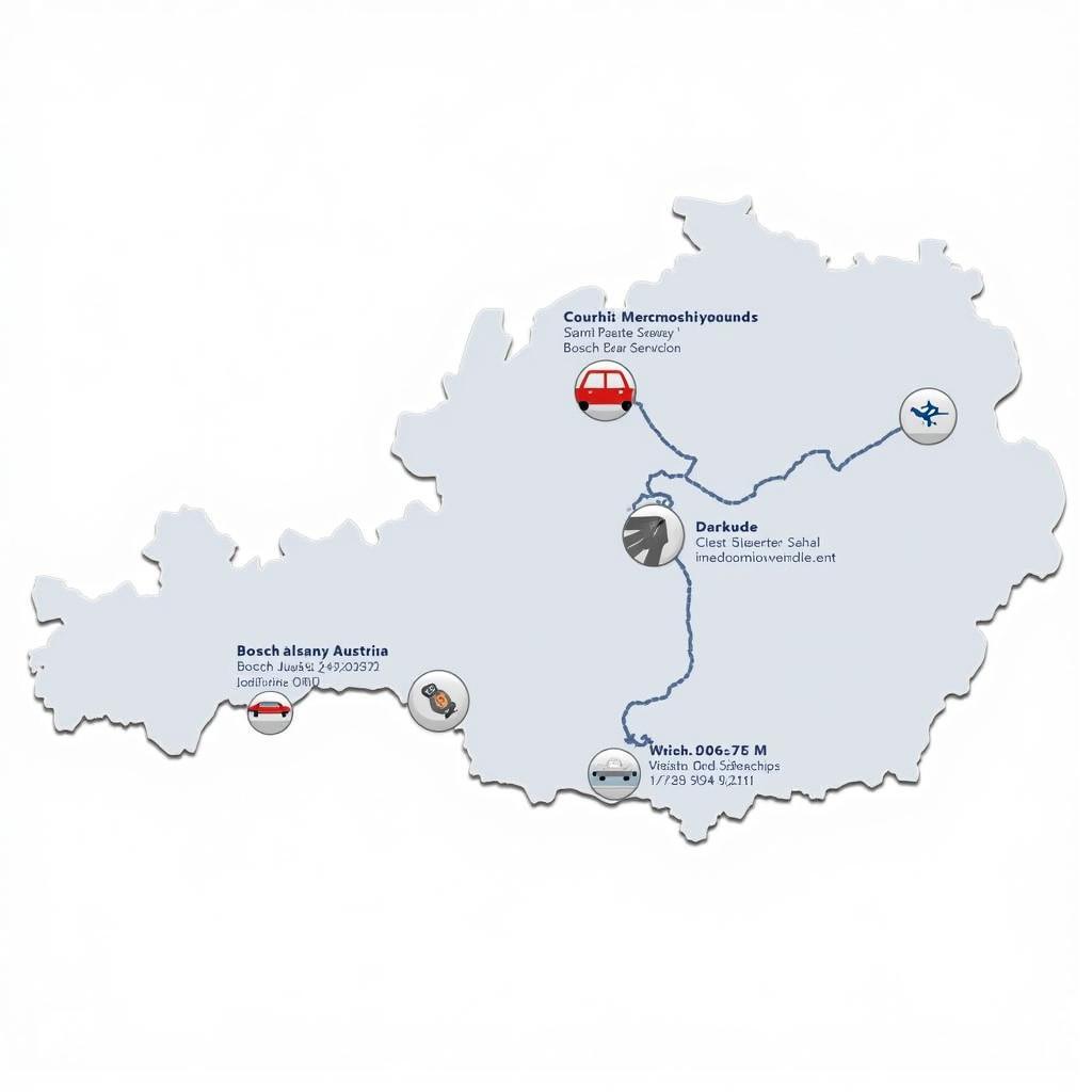 Bosch Car Service Austria Location Map