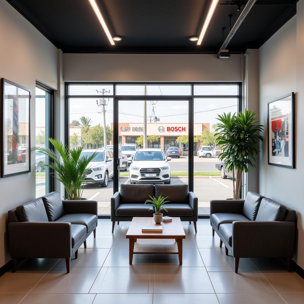 Bosch Car Service Leganes Customer Waiting Area