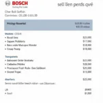 Obtaining a Price Quote from Bosch Car Service Zaragoza