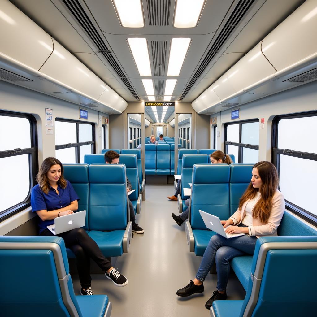 Brightline Train Interior Amenities