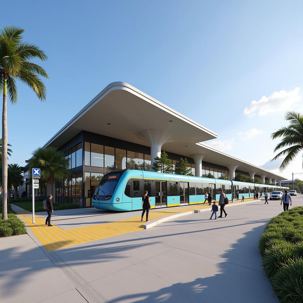 Brightline Train Station Exterior