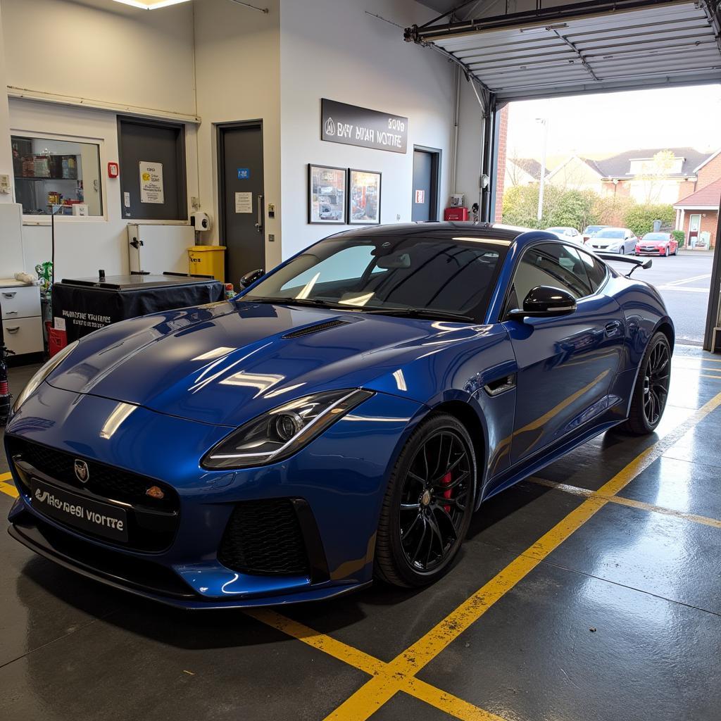 Car ready for collection after a full service in Bristol