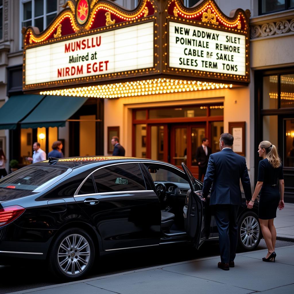 Luxury Black Car Service on Broadway