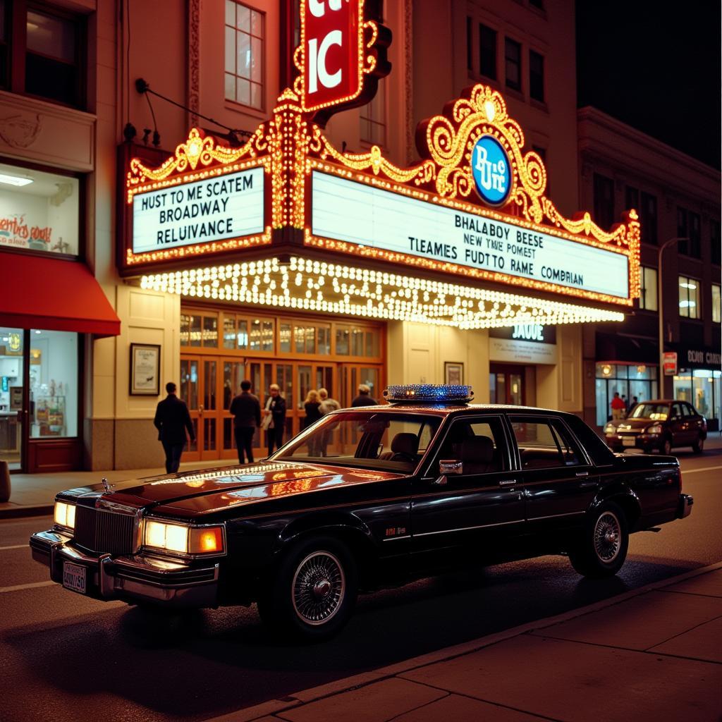 Arriving at Broadway in a Car Service