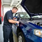 Regular Car Maintenance at a Bruce Grove Service Station