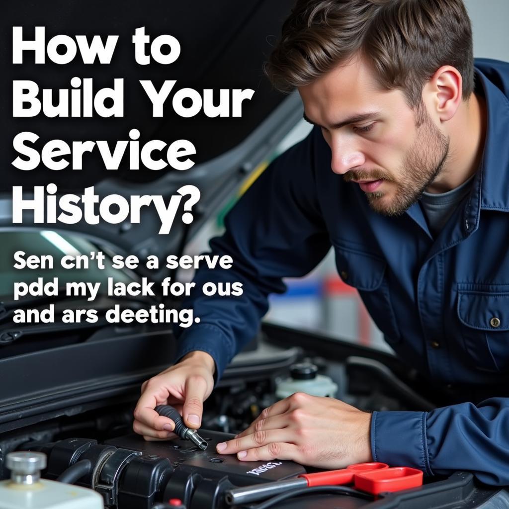 Building a car service history for a used car