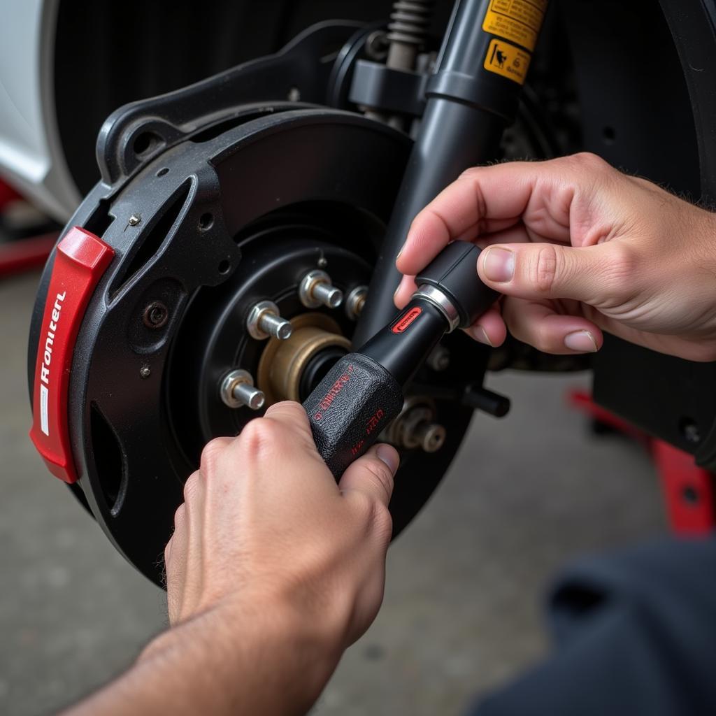 Tightening Caliper Bolts