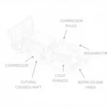 Car AC Components Diagram