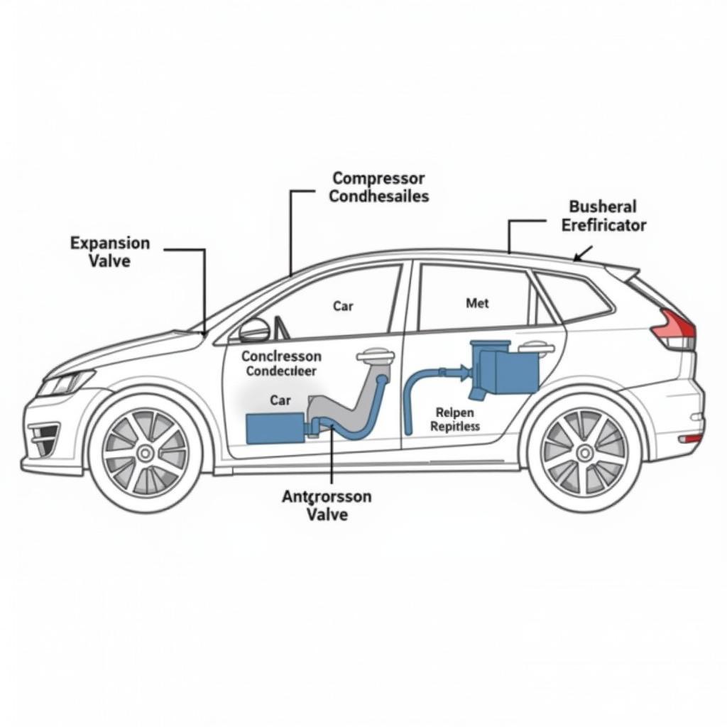 Car AC Compressor Diagram