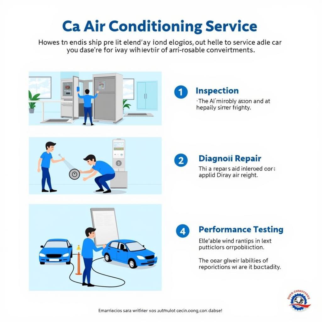 The Car Air Conditioning Service Process in Newcastle