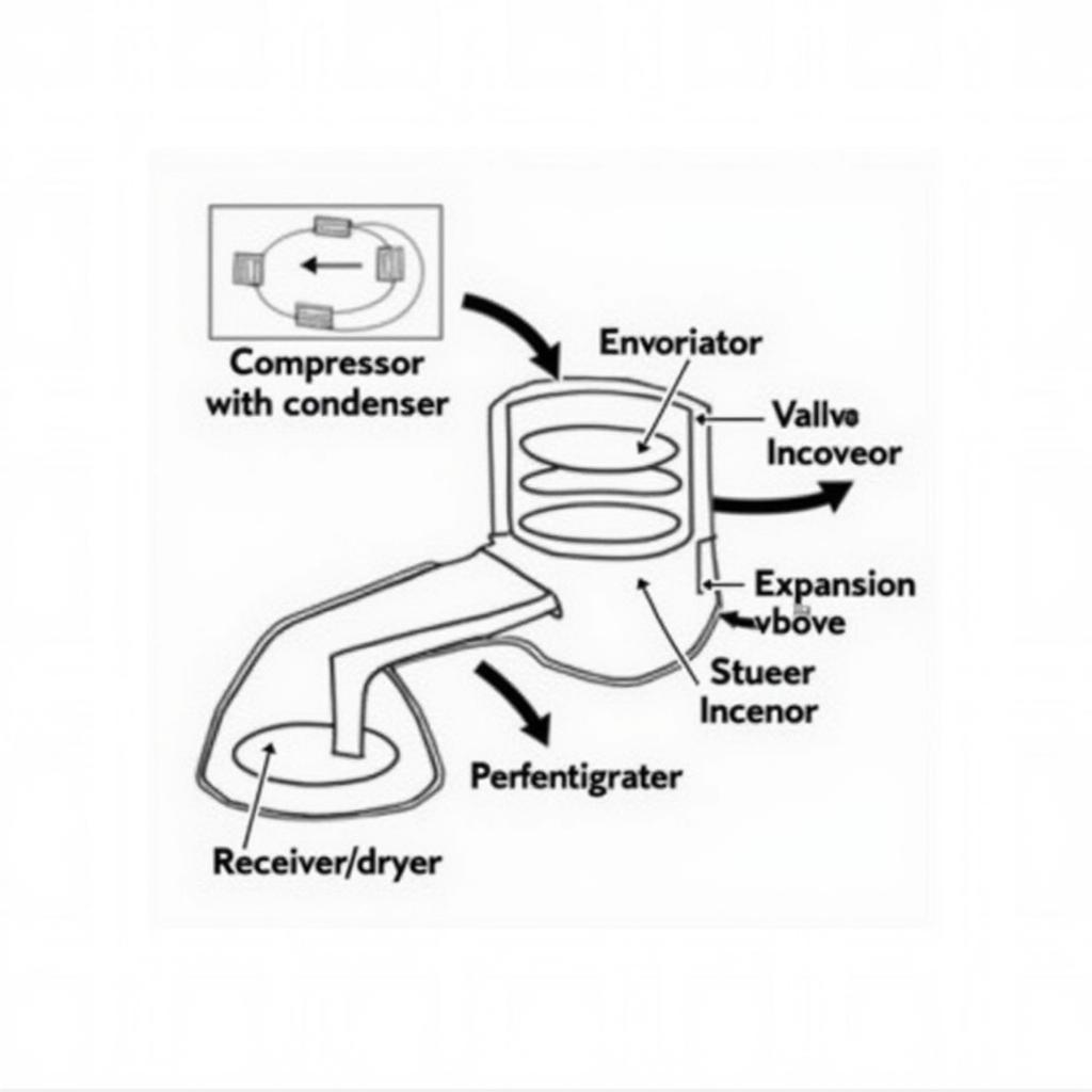 Car AC System Components