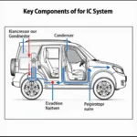 Car AC System Components Diagram