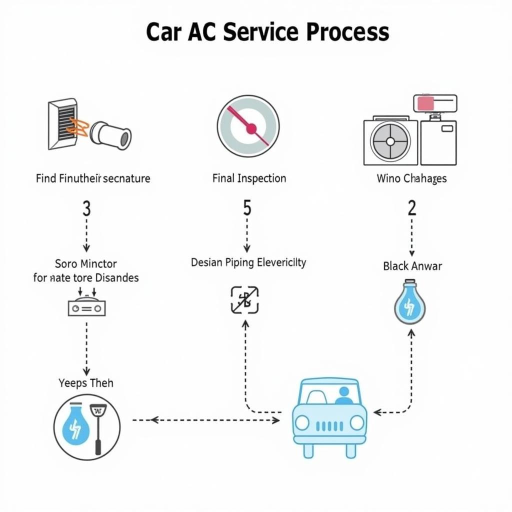 Car Air Conditioning Service Process