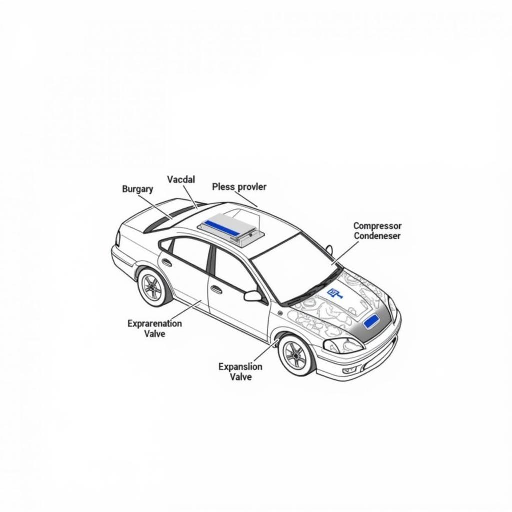 Car Aircon System Components