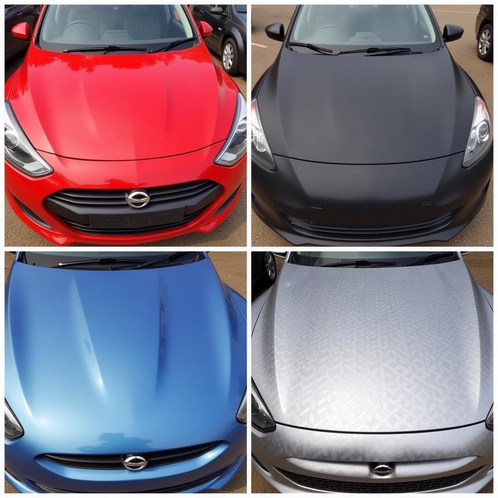 Various Car Bonnet Wrap Finishes and Colours Available in Eastbourne