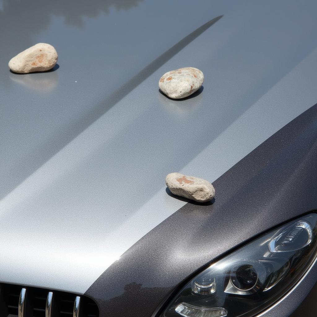 Car Bonnet Wrap Protecting Against Stone Chips