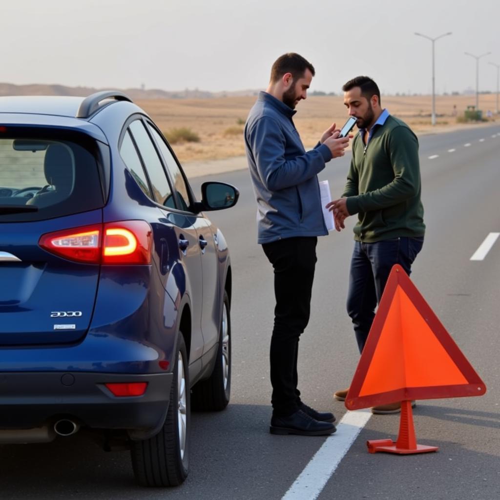 Car Breakdown Safety Tips in Muscat