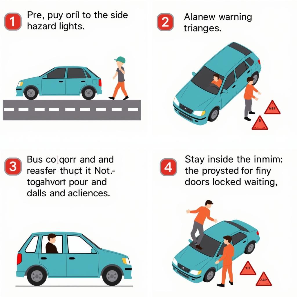 Car breakdown safety measures in Sharjah