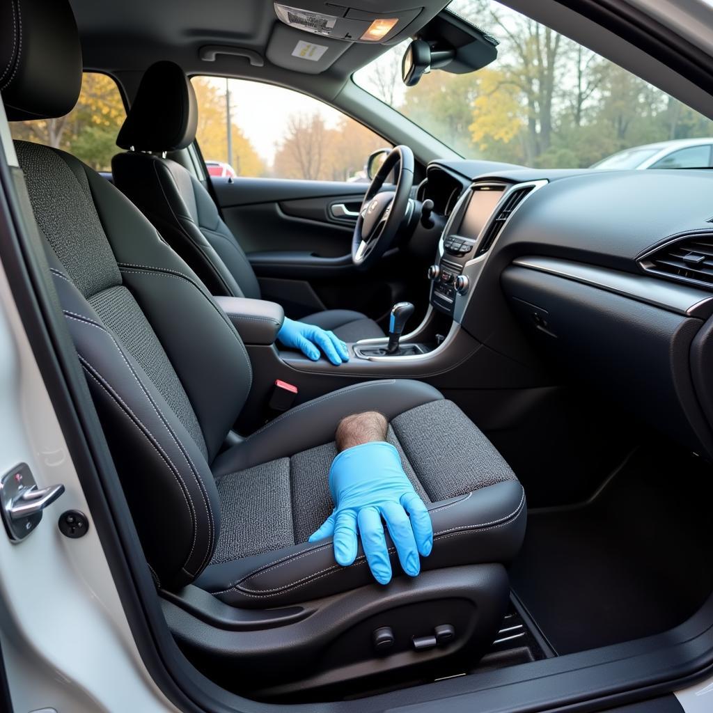 Interior car cleaning services in Dublin