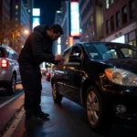 Car Door Unlock Service in Manhattan at Night