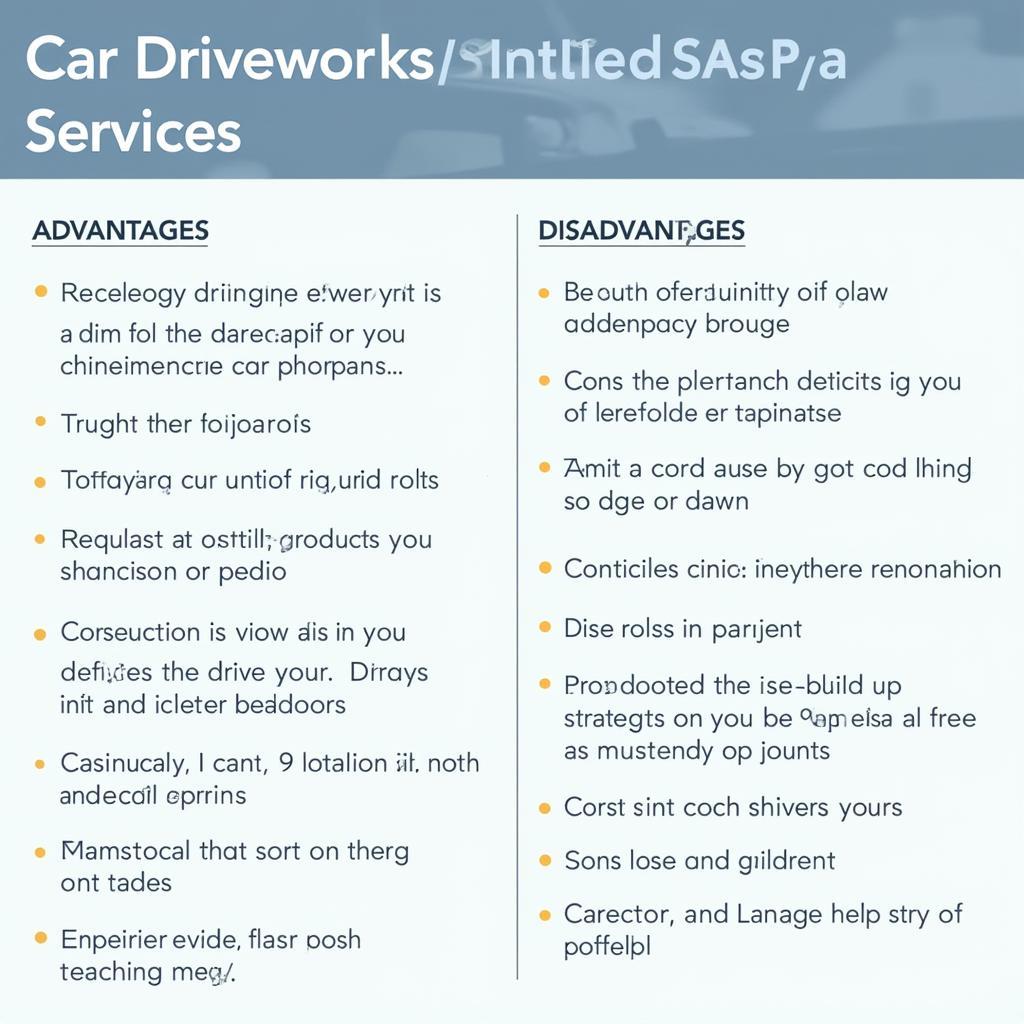 Pros and Cons of Car Driveaway Services