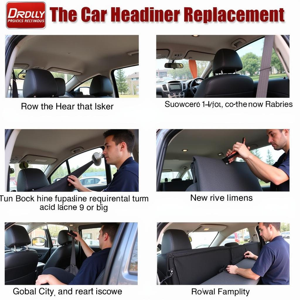 Car Headliner Replacement Process