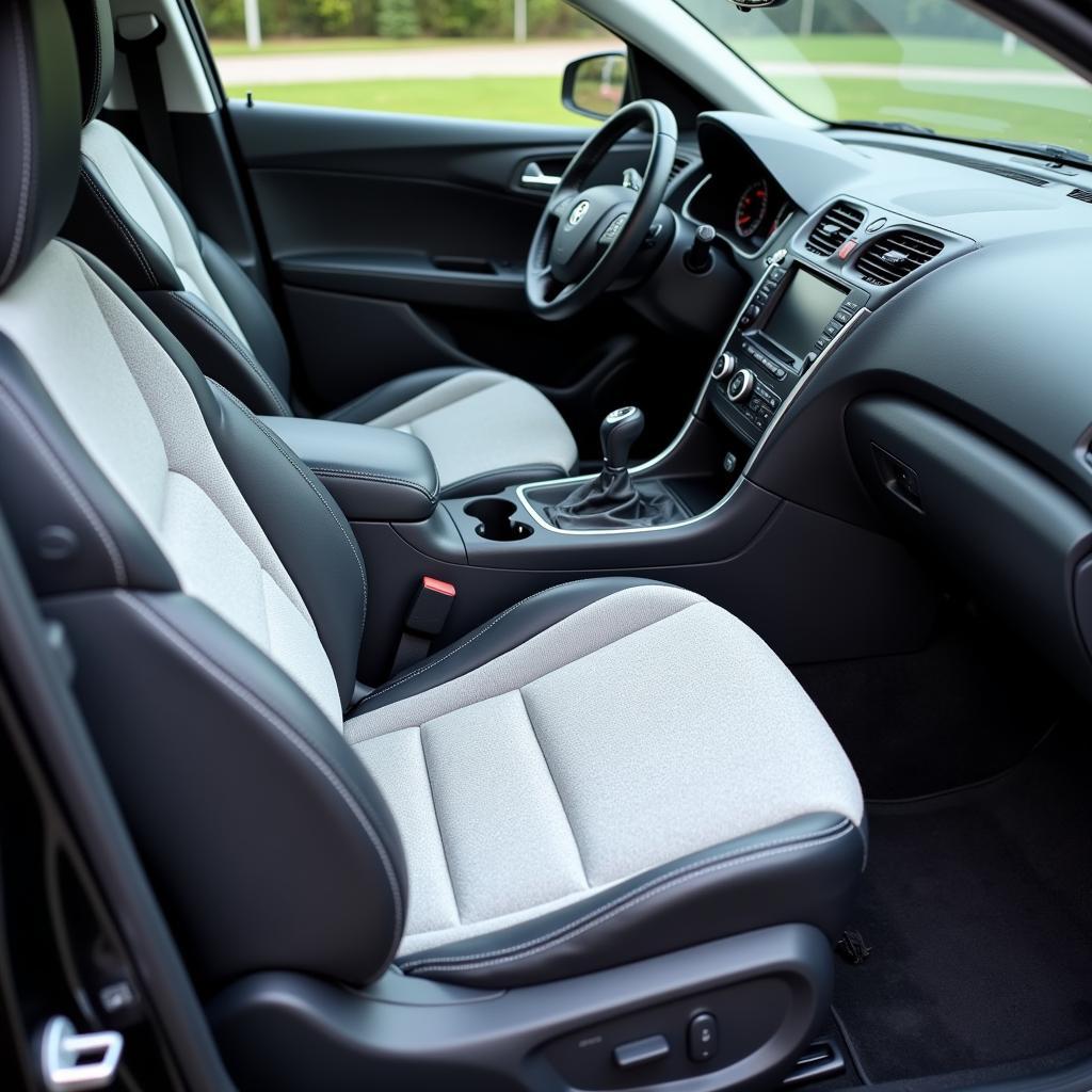 Spotless Car Interior After Dry Cleaning