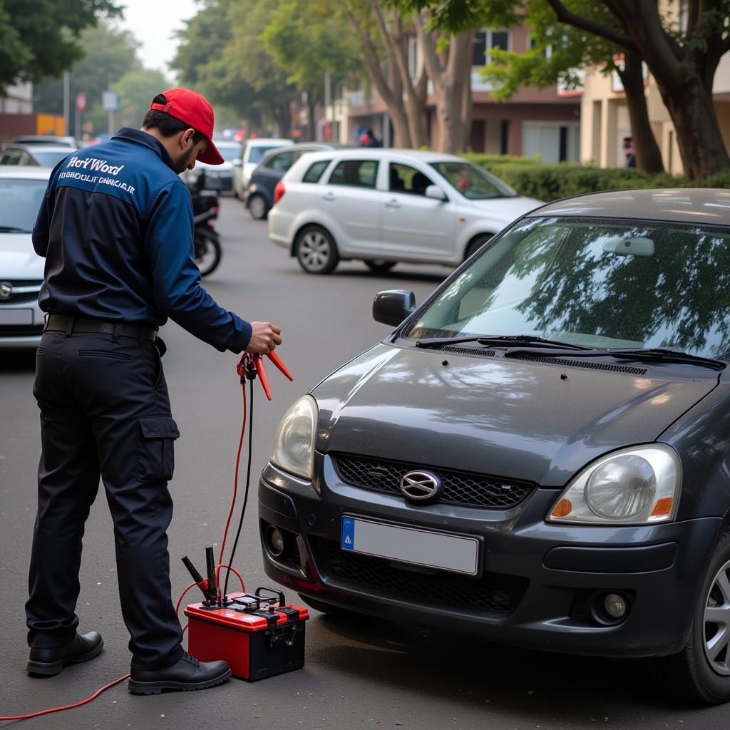 Car Jump Start Service in Bangalore