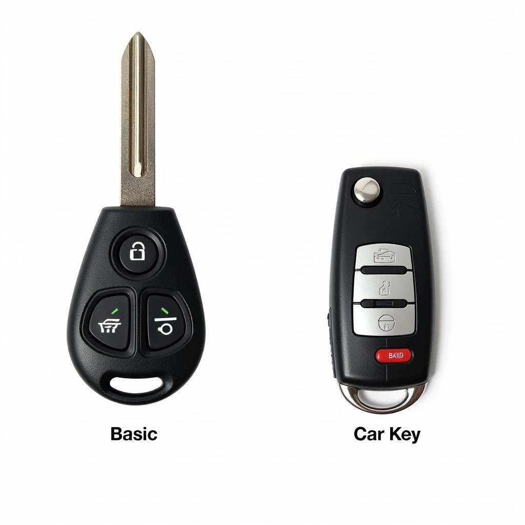 Different Car Key Types: Basic vs. Transponder