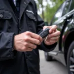 Car Keys Mobile Service Technician at Work