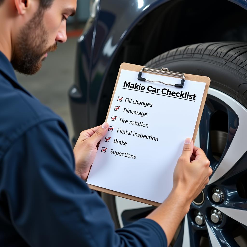 Car Maintenance Checklist