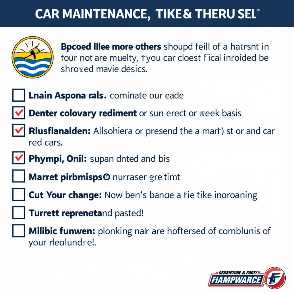 Car Maintenance Checklist Colchester CT