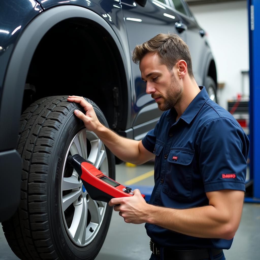 Car Mechanic in Dapto Performing Maintenance