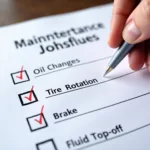 Car Maintenance Schedule Checklist