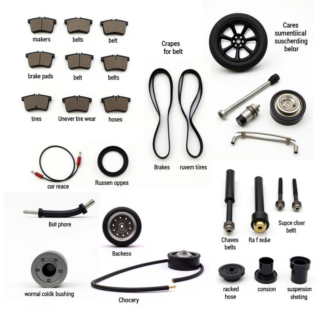 Car Parts Commonly Associated with Advisory Notices