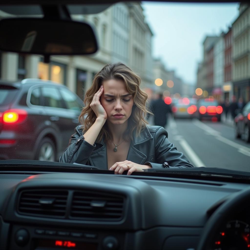 Car Radiator Overheating in London Traffic