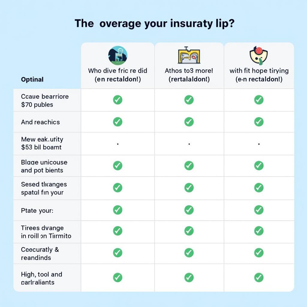 Car Rental Insurance Comparison