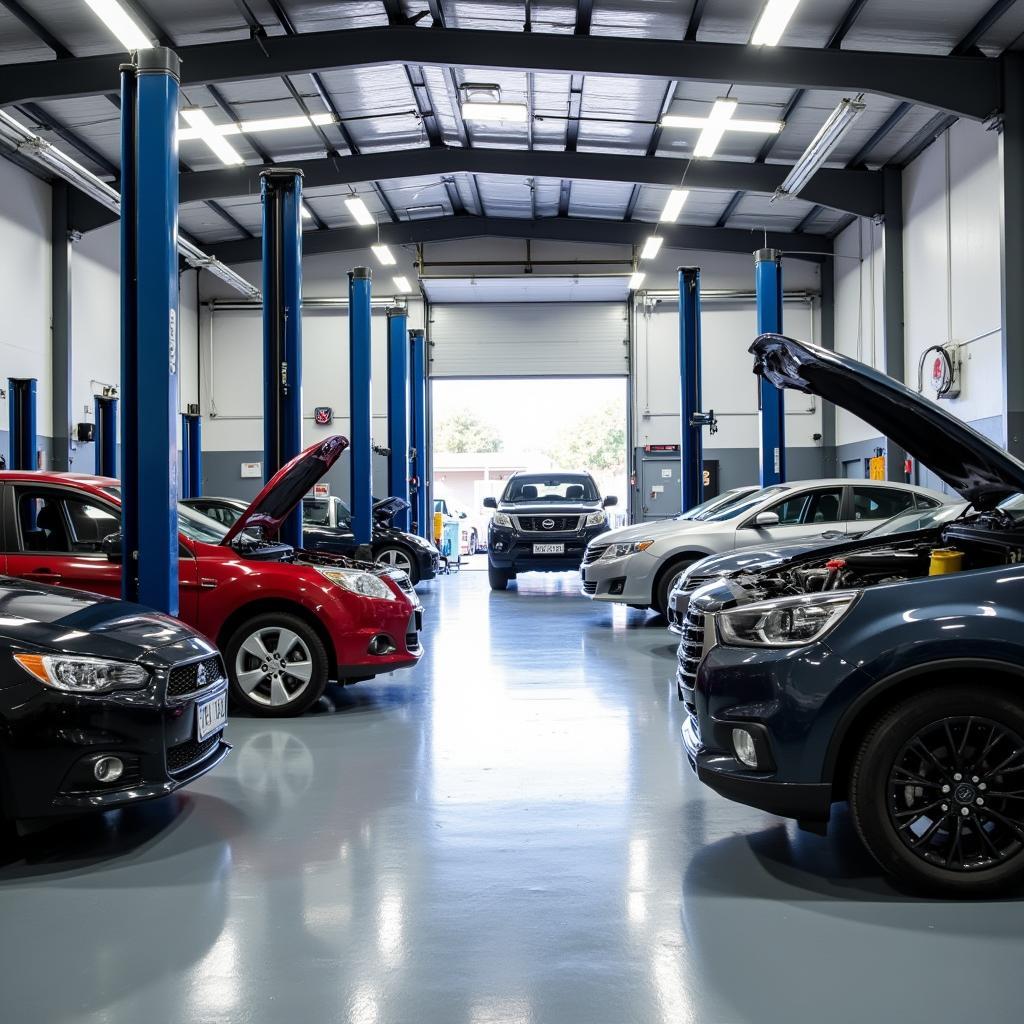 Modern car service workshop in Bayswater VIC