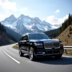 Car Service Navigating Mountain Roads Between Beaver Creek and Denver