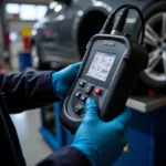 Modern Diagnostic Tools in a Berlin Car Service Center