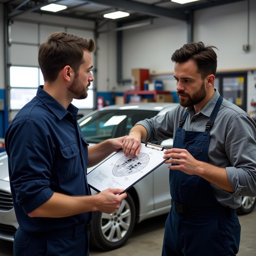 Customer Consultation at Car Service Brentwood NY