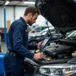 Car Service Center in Carlisle Conducting a Thorough Vehicle Inspection