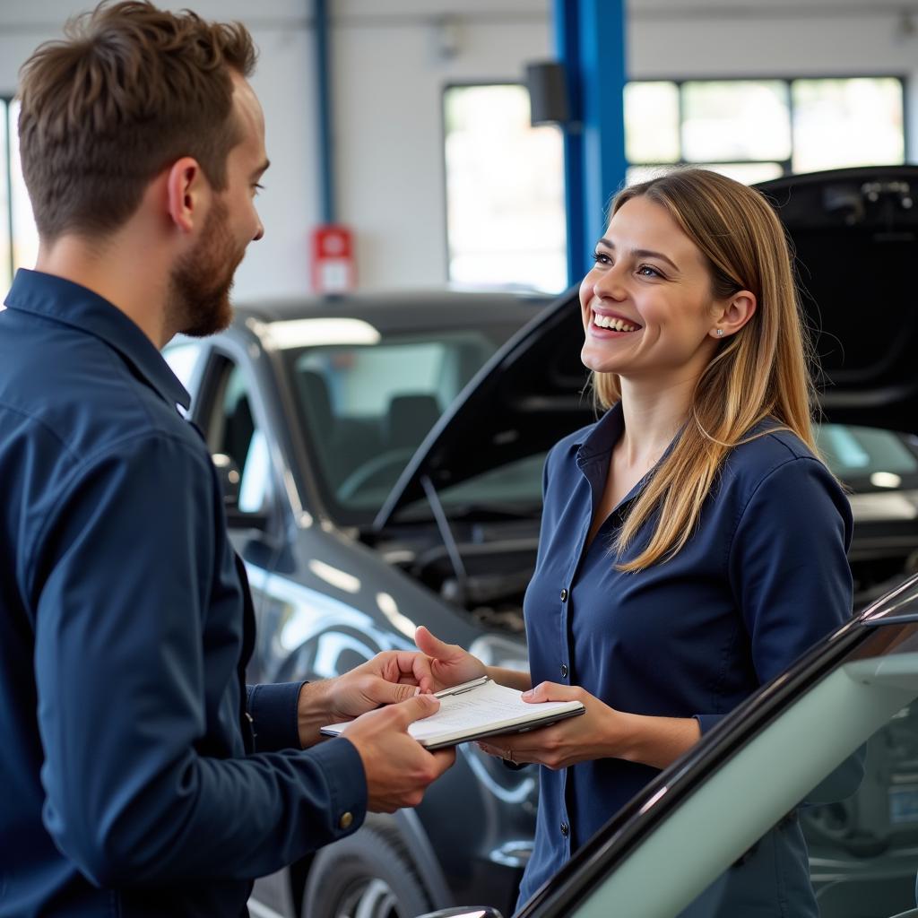 Excellent Customer Service at Car Service Center