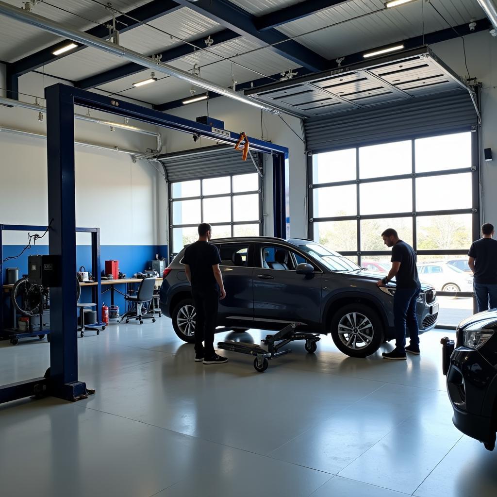 Modern Car Service Center in Thakur Village Kandivali East Mumbai